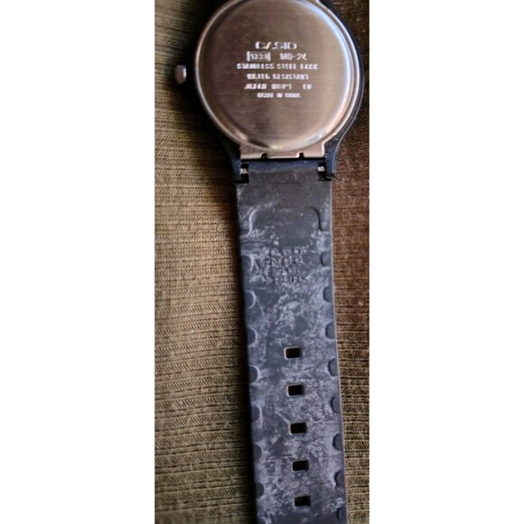 Casio Womens Quartz Analog Watch Gold Dial With Black Band Water Resistant - Picture 4 of 5